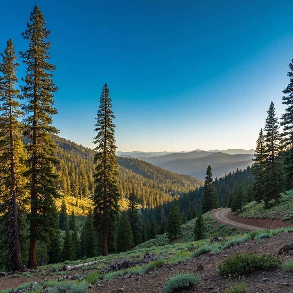 Central Oregon mountain landscape